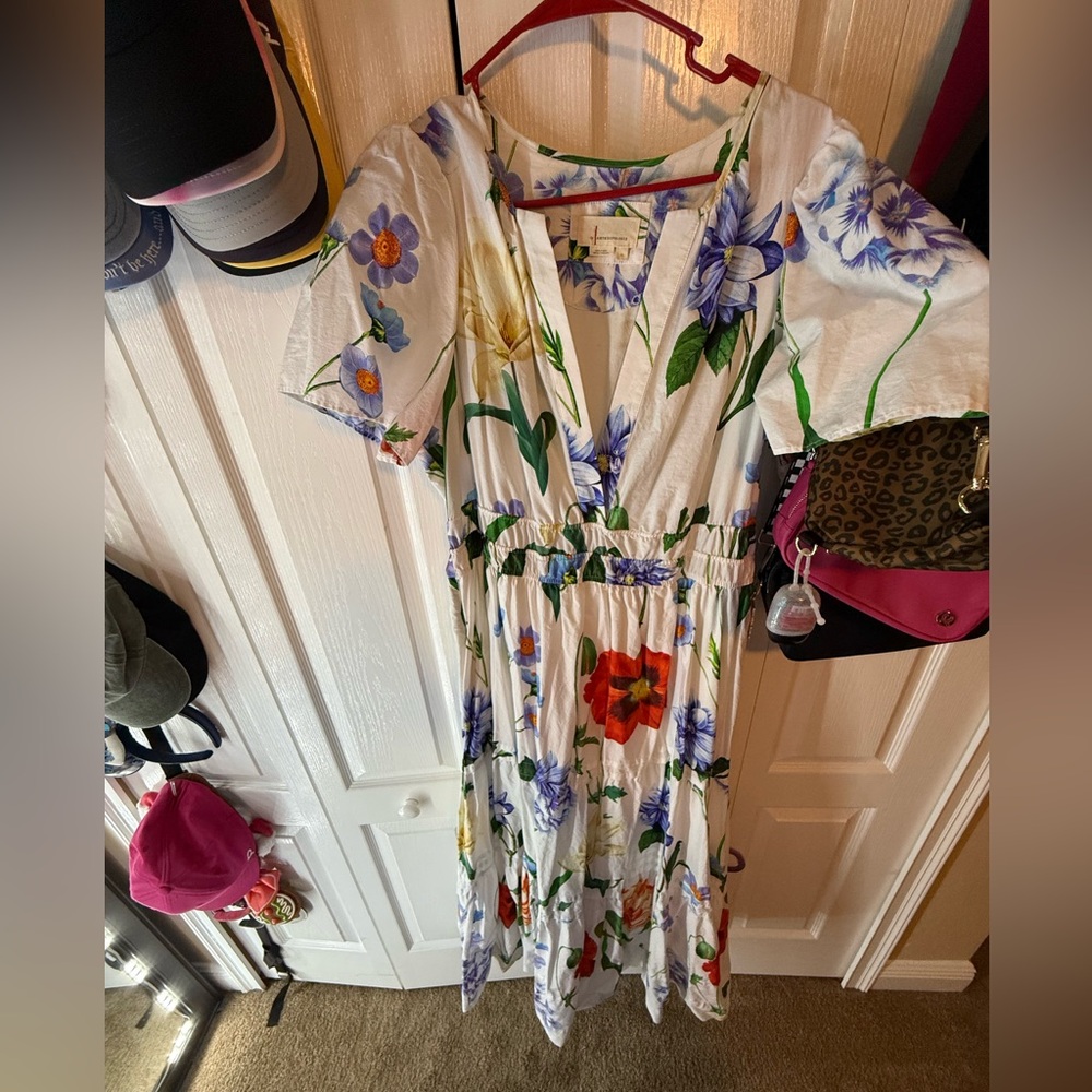 Anthropologie Floral Somerset Maxi Dress